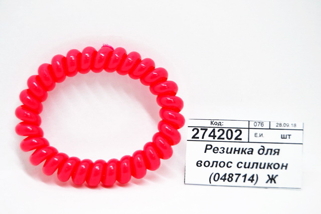 Резинка для волос силиконовая (048714)  Ж