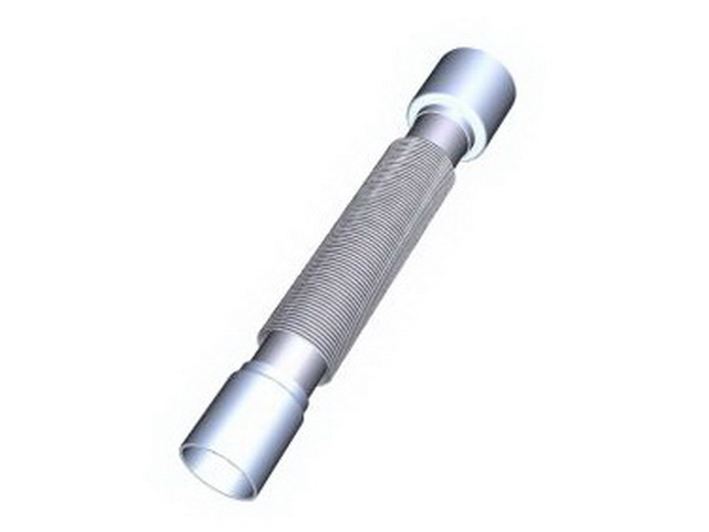 Труба гибкая гофрированная 40х50 *100