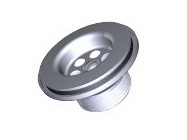 Выпуск 1 1/4&quot с нержавеющей сеткой белый, NV114-70-MR   *70