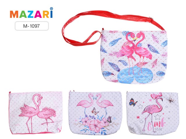 Сумочка MAZARI Flamant В,через плечо,молния,18*23,в ассортименте , М-1097*24