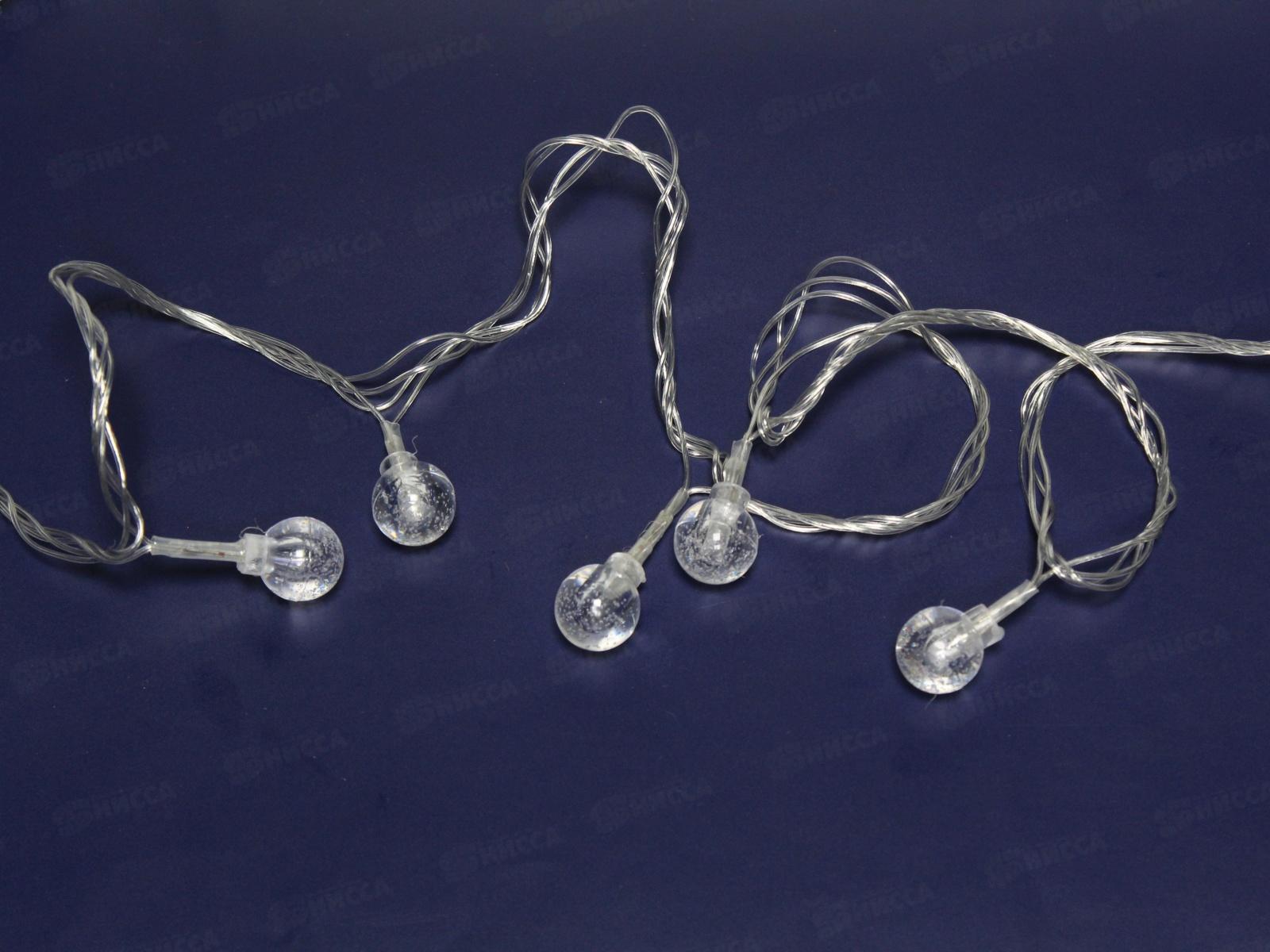 Гирлянда 4м,&quotШар ледяной&quot, 20 диодов, разноцветных, прозрачный провод, AL-8615 *150