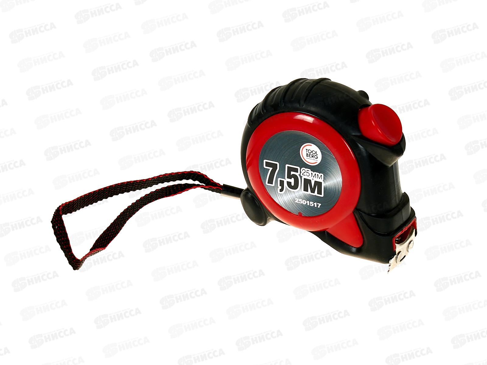 Рулетка 7,5м*25мм, PQTools &quotАвтостоп&quot, 2501517 *60