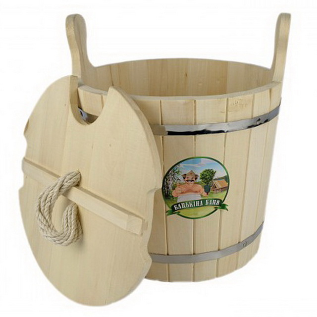 Запарник 8 литров с крышкой &quotБацькина баня&quot 30013 *10