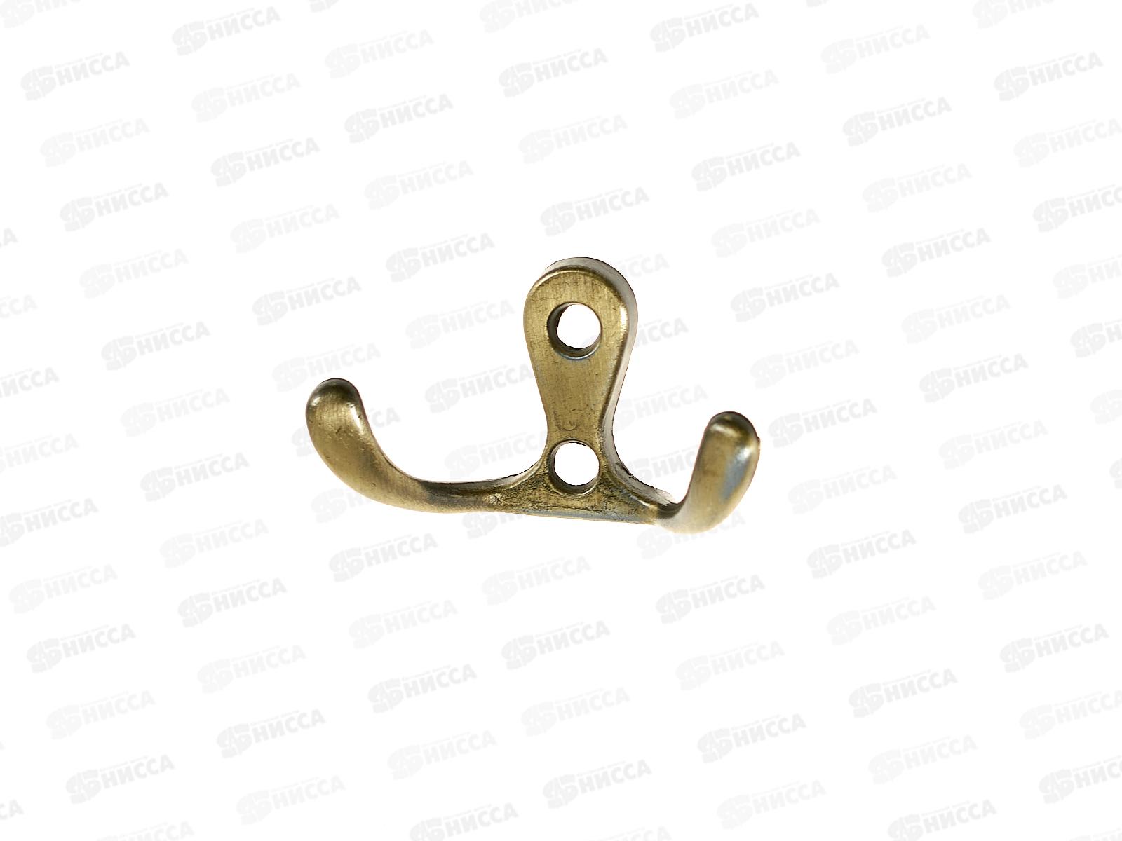 Крючок двойной 1010 бронза (051408) *150  Ж