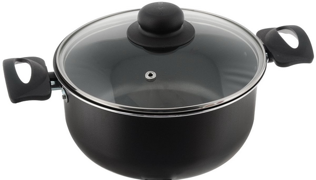 Кастрюля D200 &quotConcul&quot крышка стекло RC-024 *4