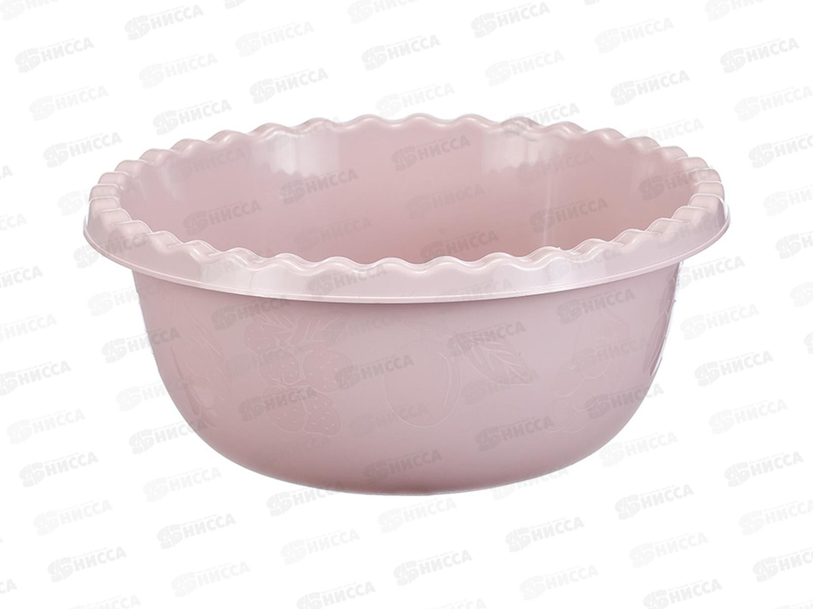 Миска 3,0л без крышки круглая Чайная роза М1312 *24