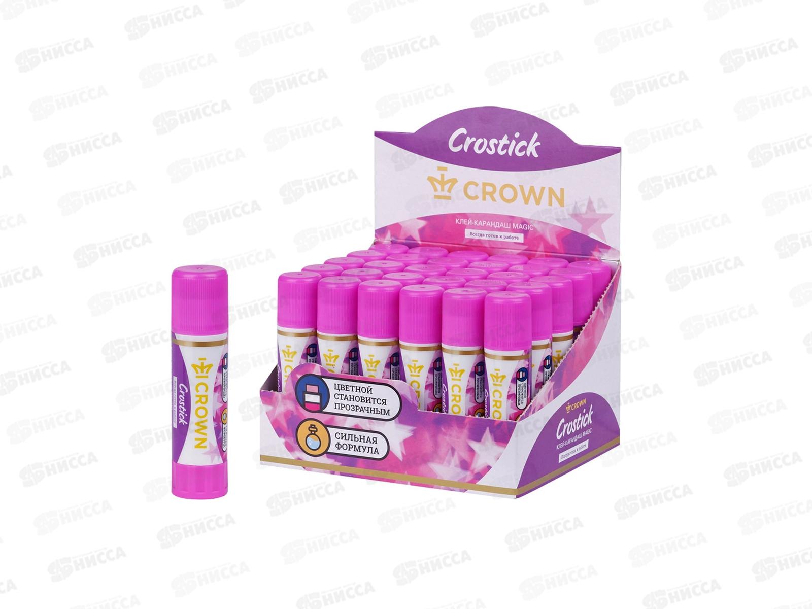 Клей карандаш CROWN Indicator 8г, CG-8M *30