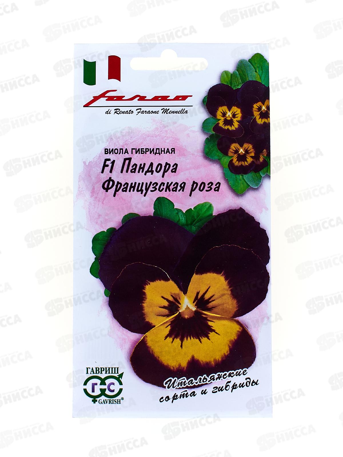 Виола Пандора Французская роза 5 штук  Фарао  Н18 *10 ГШ +