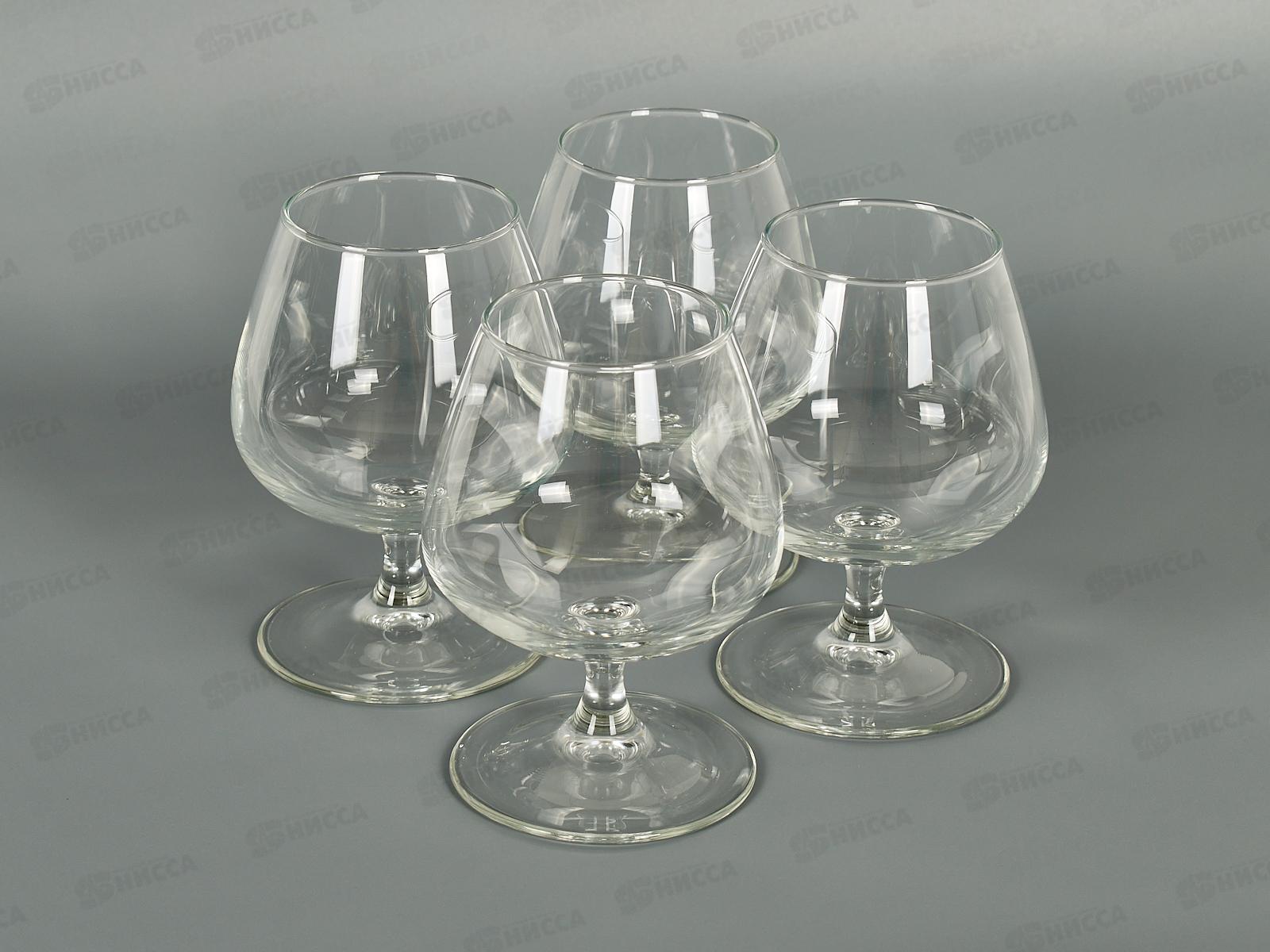 оНабор фужеров(бокалов) для коньяка 4шт 410мл Сигнатюр(Эталон) J2934