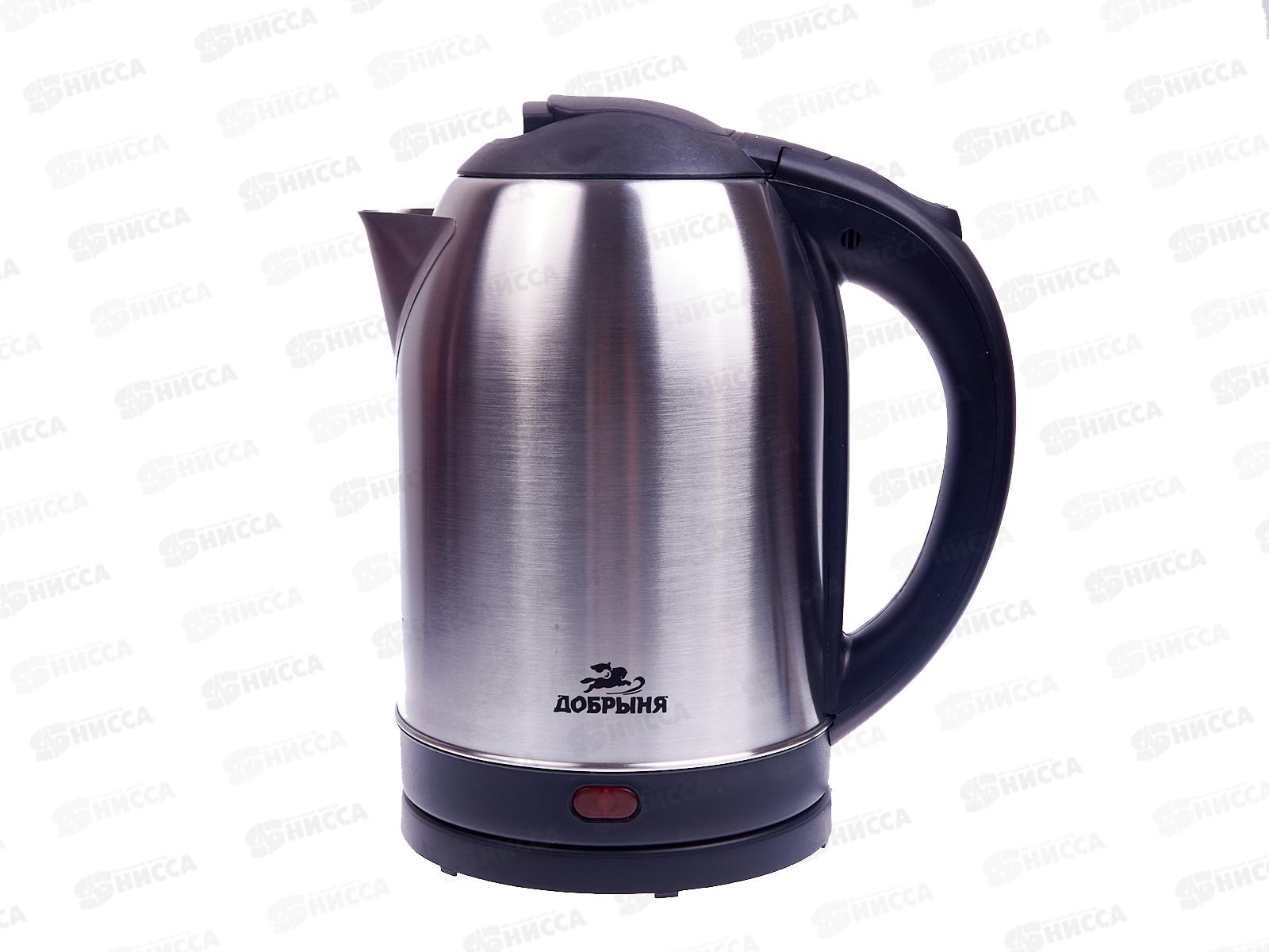 Чайник электрический DO-1231 1800Вт 2,0л нержавейка Добрыня