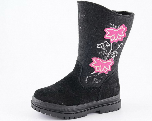 Сапоги детские 53-901-А-черные р.27