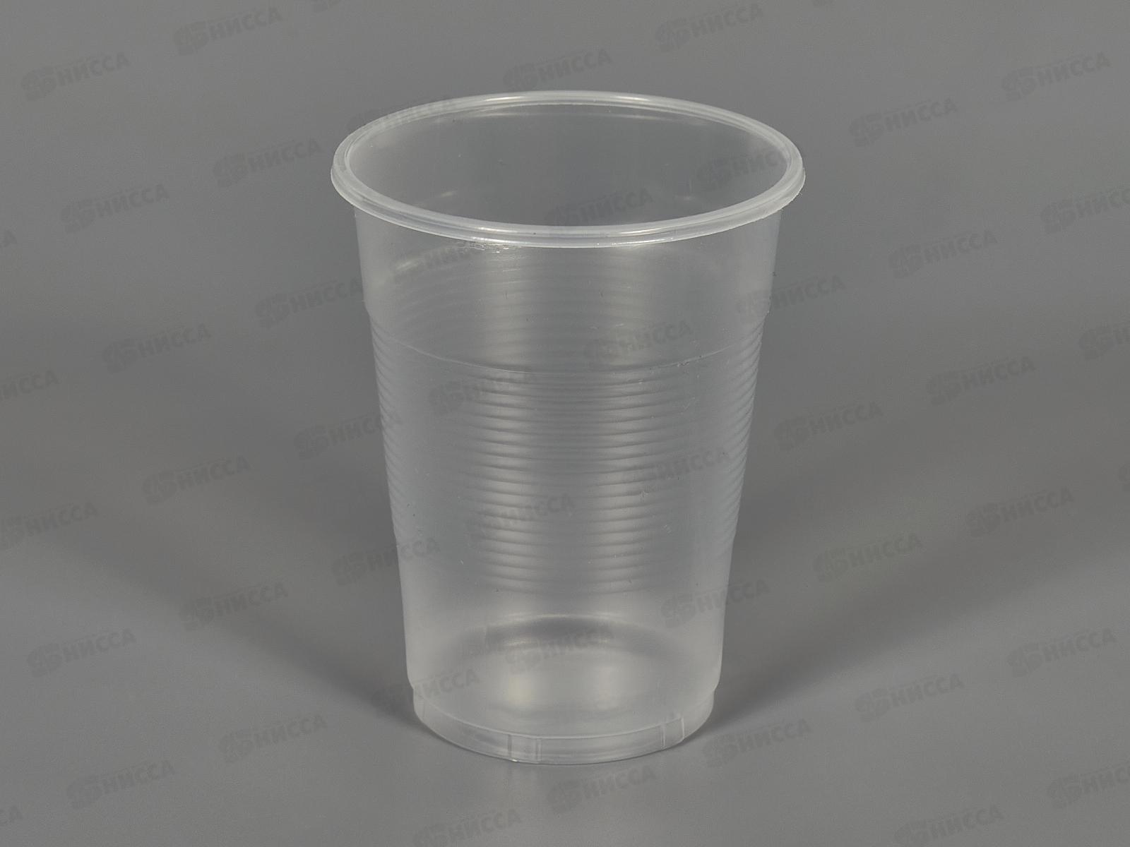 Стакан одноразовый 200мл прозрачный  Стандарт *100/4200