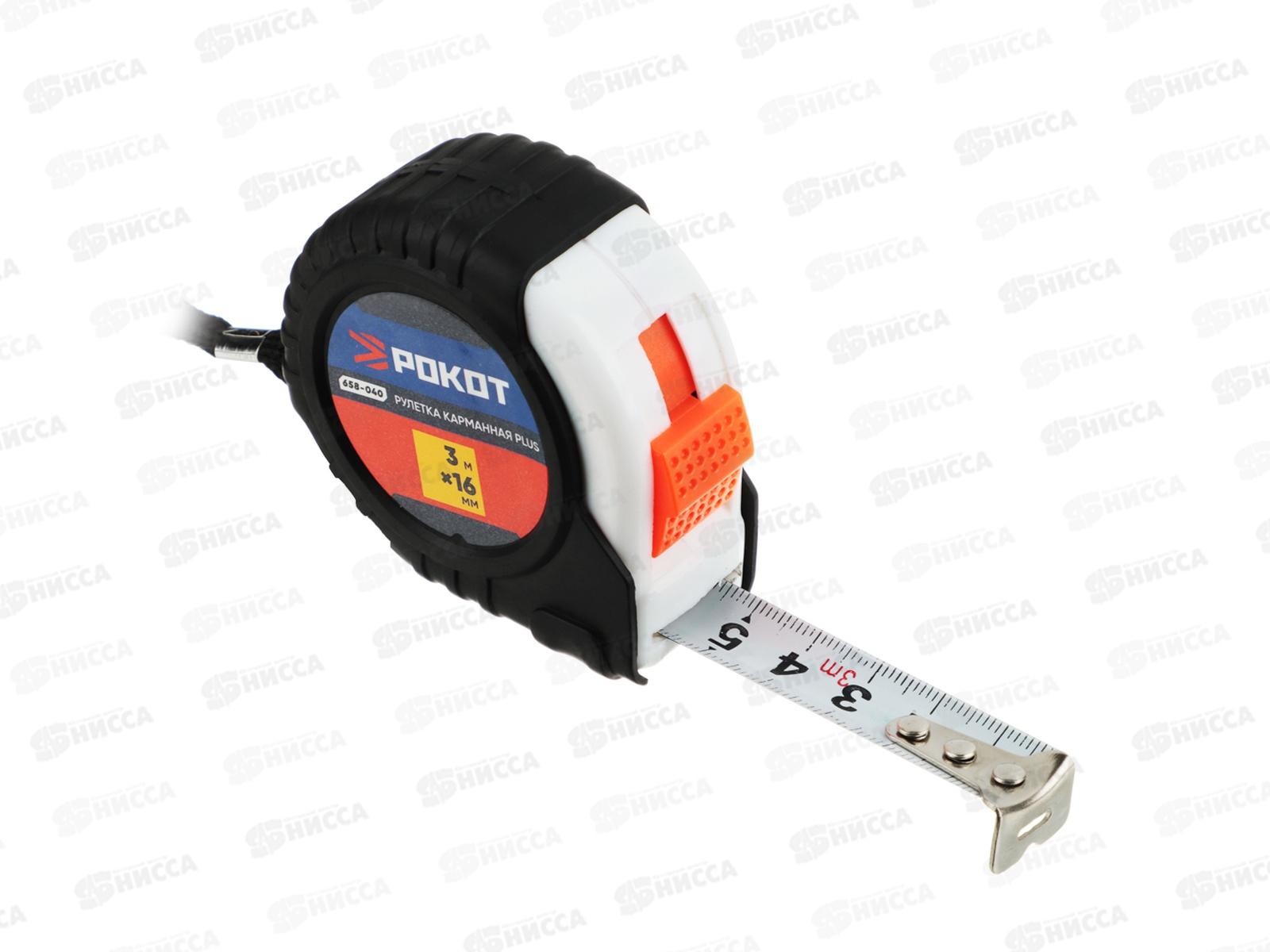 Рулетка 3м Falco карманная PLUS 658-040 г*12