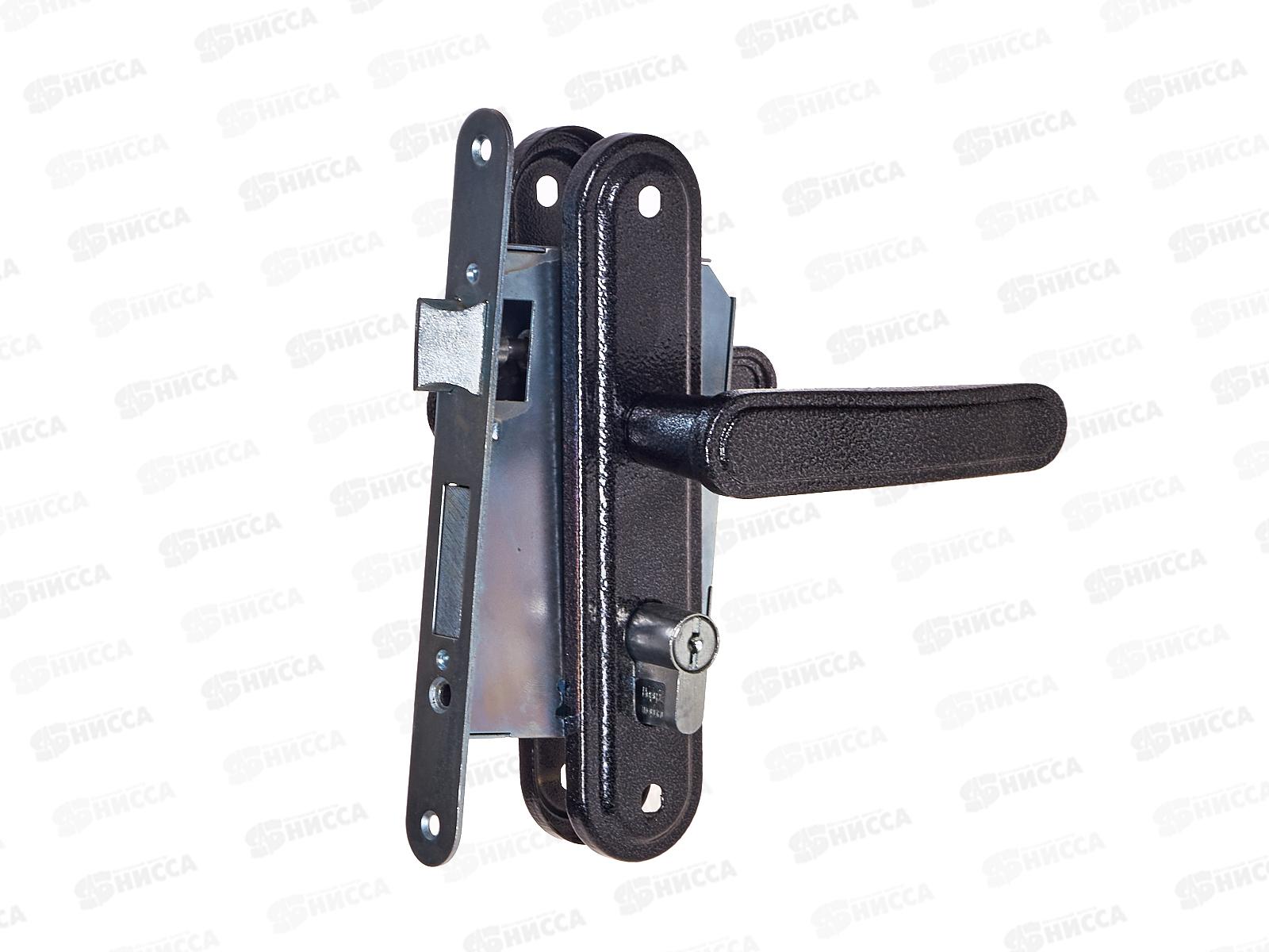 Замок врезной 3В7 03 цилиндрический 2ключа серебро Омега