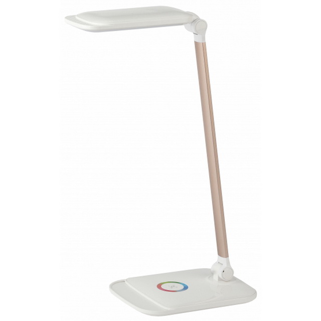 Лампа настольная ЭРА NLED-460-14W-W-G Белый с золотом