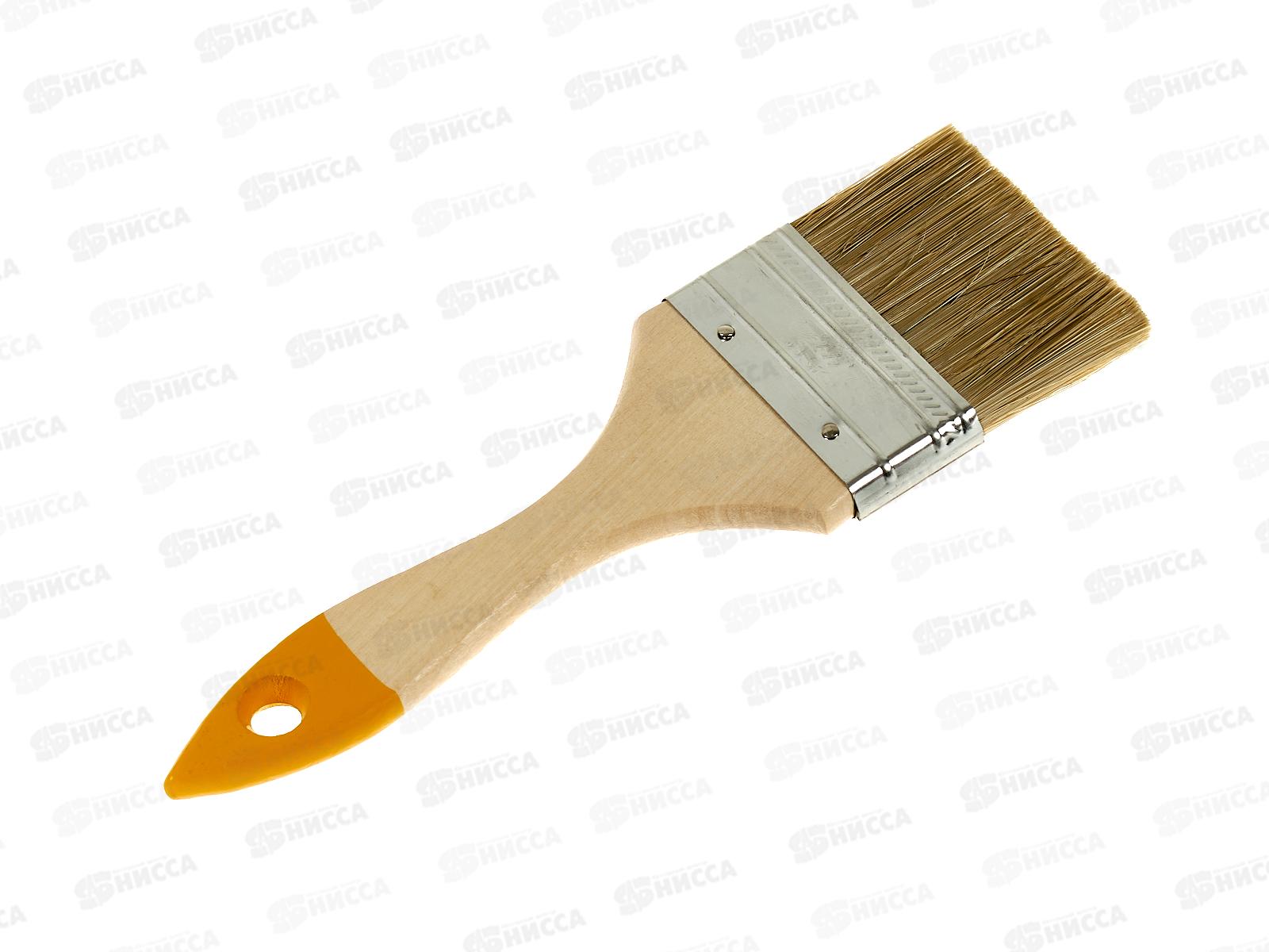 Кисть плоская Хобби 63 мм, смешанная щетина, 0102025