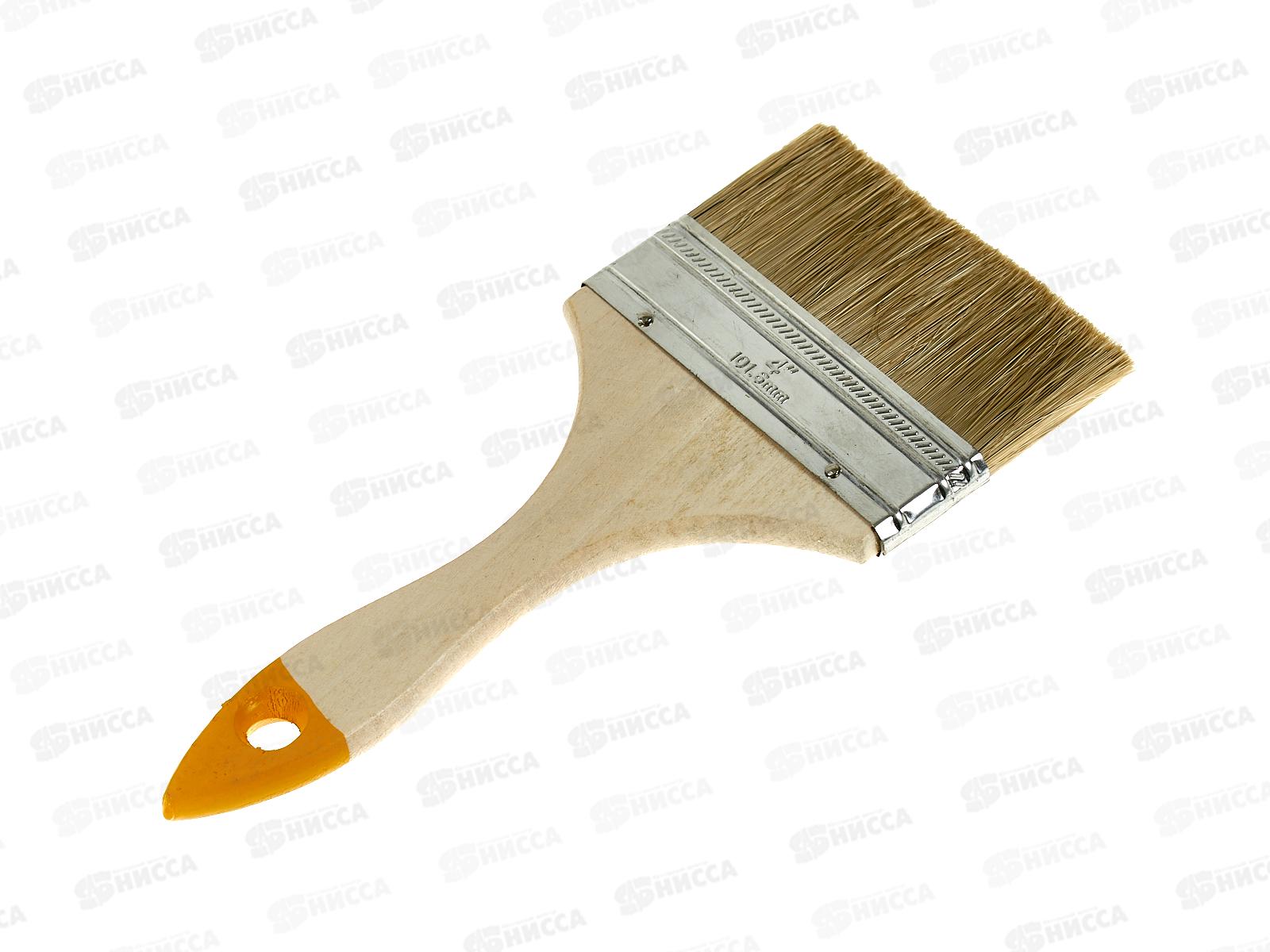 Кисть плоская Хобби 100 мм, смешанная щетина, 0102040