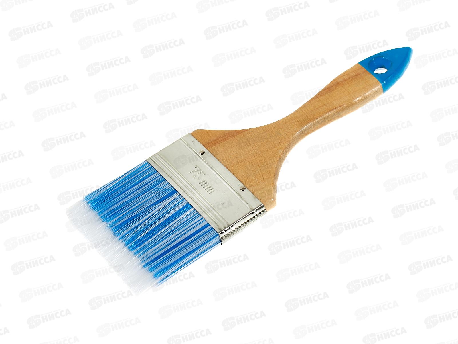 Кисть плоская 75 мм, искусственная щетина, 0102330