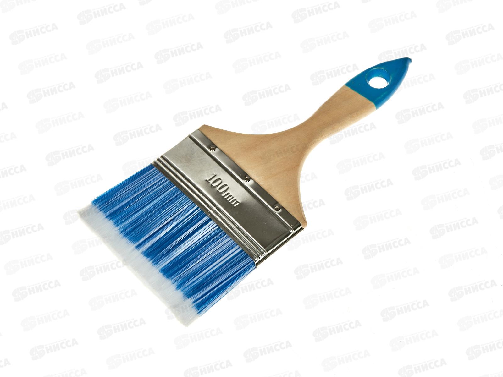 Кисть плоская 100 мм, искусственная щетина, 0102340
