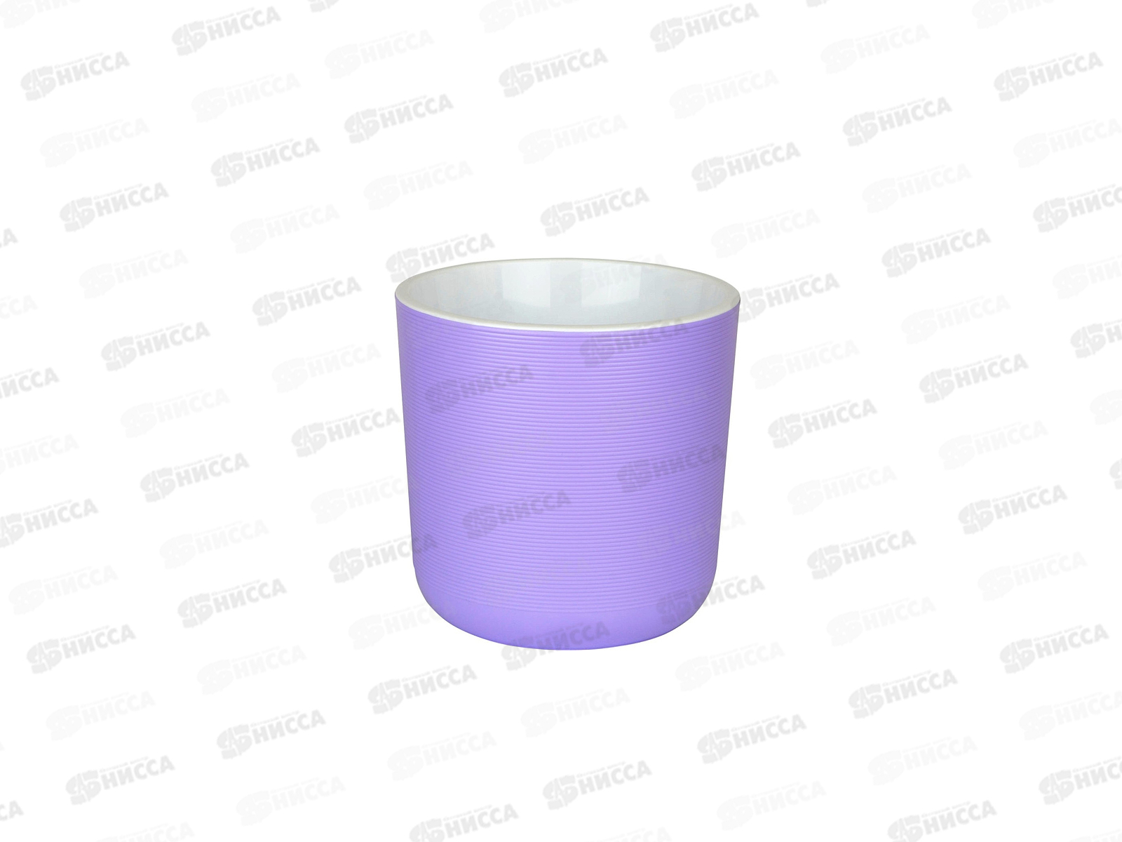 Горшок для цветов ЛИОН 4,2л Лаванда-Белый  *8