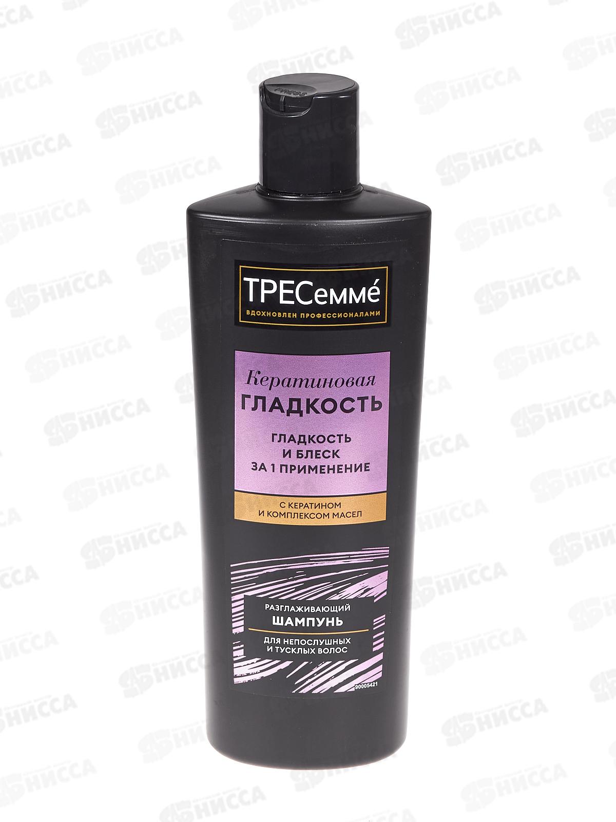 Tresemme шампунь 400мл для волос Разглаживающий *10
