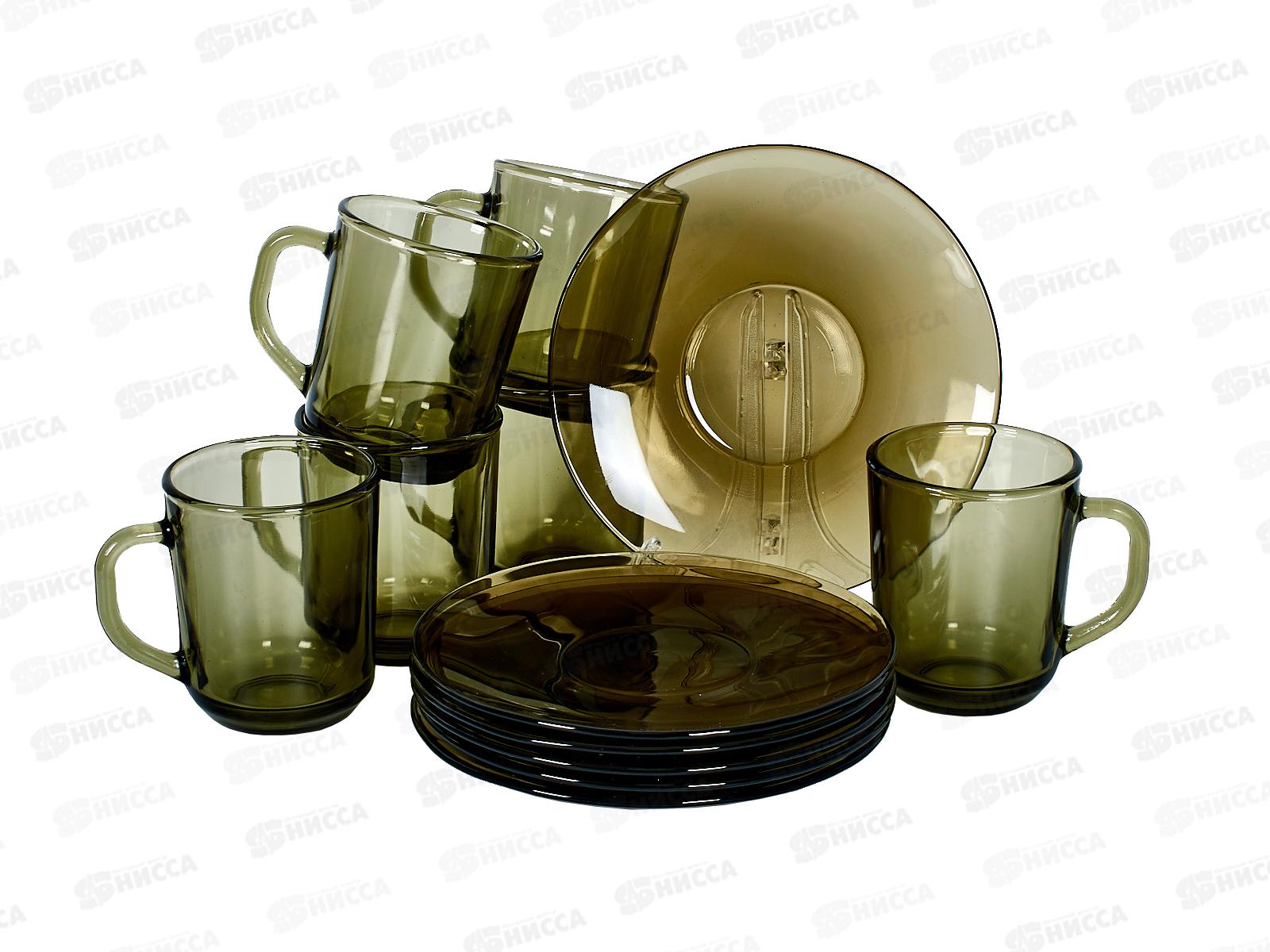 Набор чайный 12предметов &quotBASILICO" дымка 62069 *1