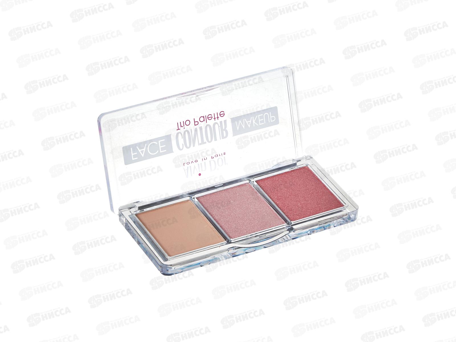 Алвин Дор Палетка FC-12 3х1(контуринг+хайлайтер+румяна) №3