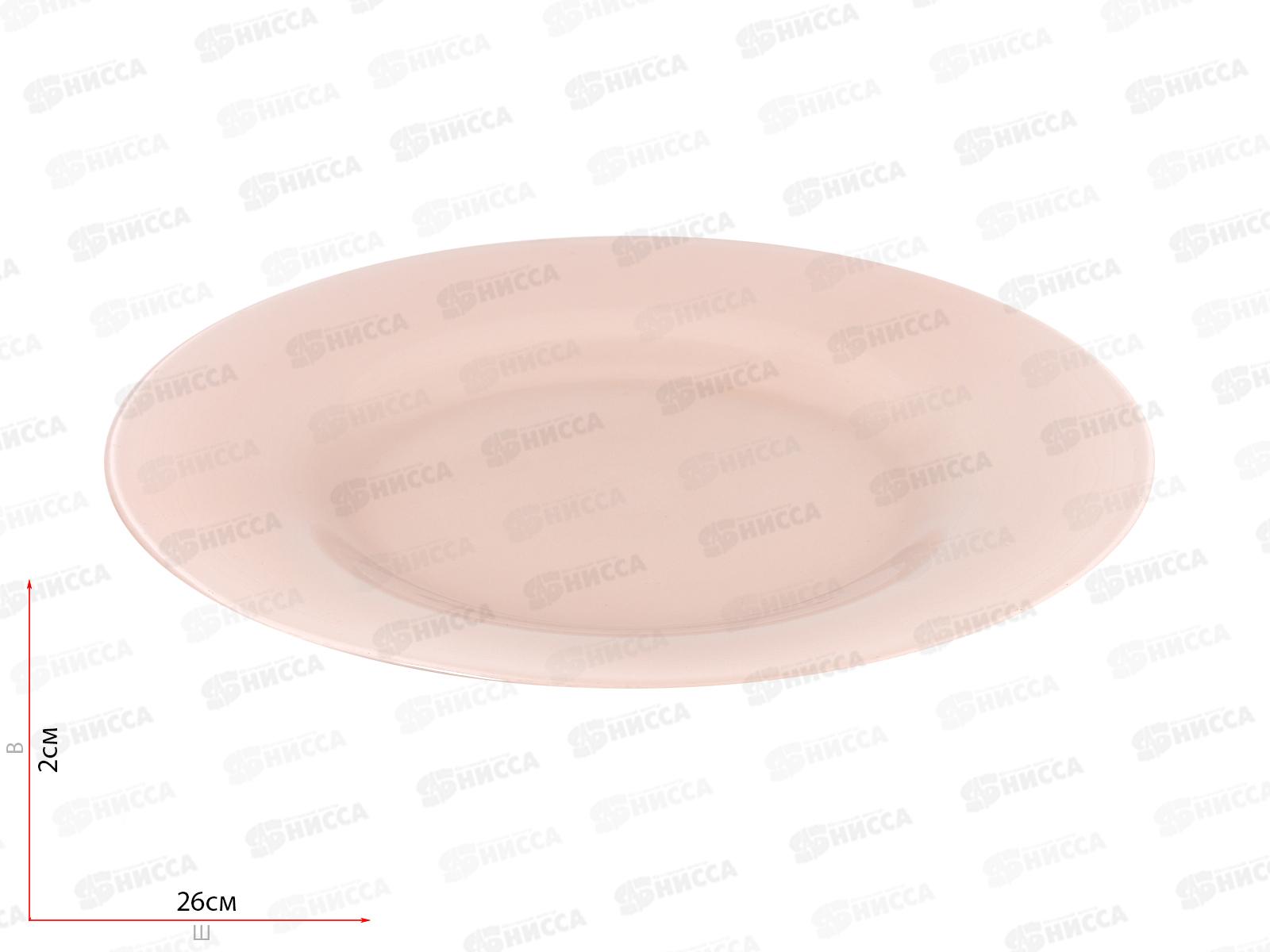 Тарелка BOHO 260мм 10328BSL розовая *12