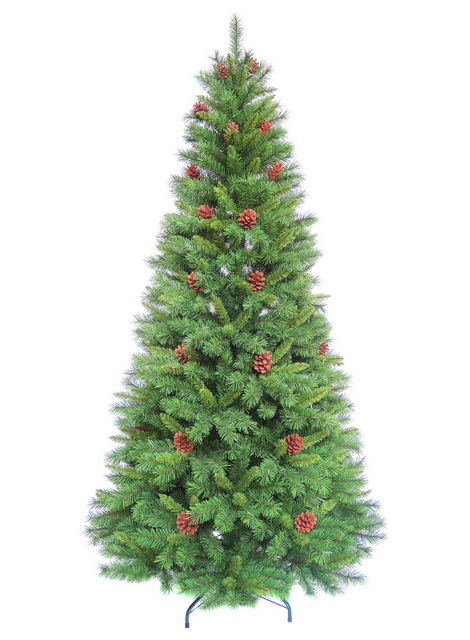 Ель 180см 772 веток с шишками Вьетнам DUS180-772C, 178516   гб