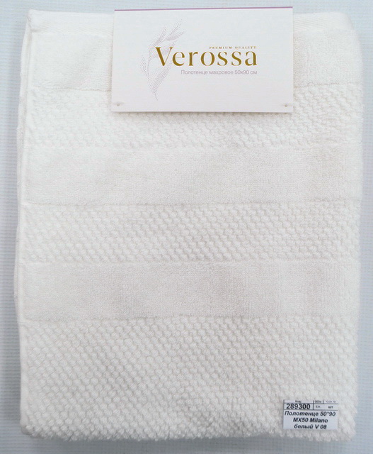 Полотенце 50*90 MX50 Milano белый V 08