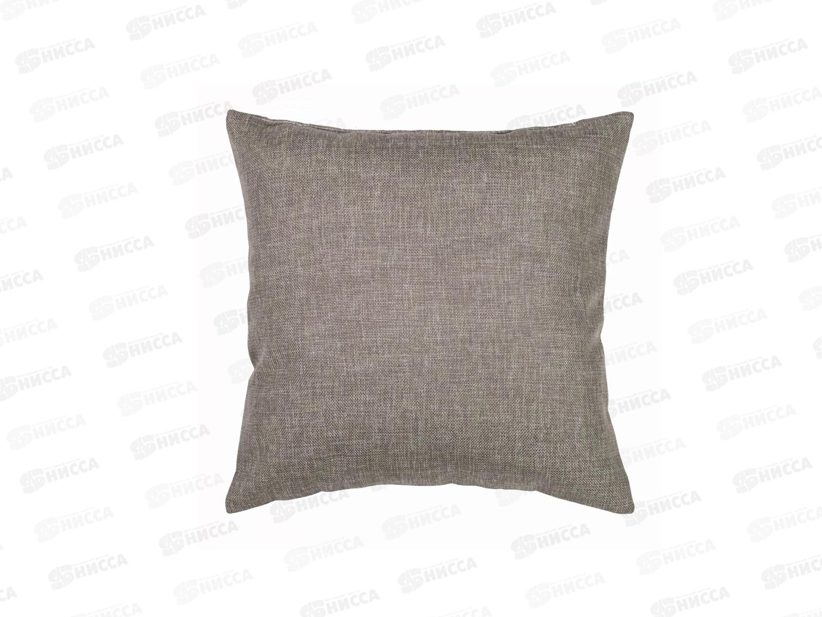 Подушка 40*40 HS Полиэстр/рогожка какао 74