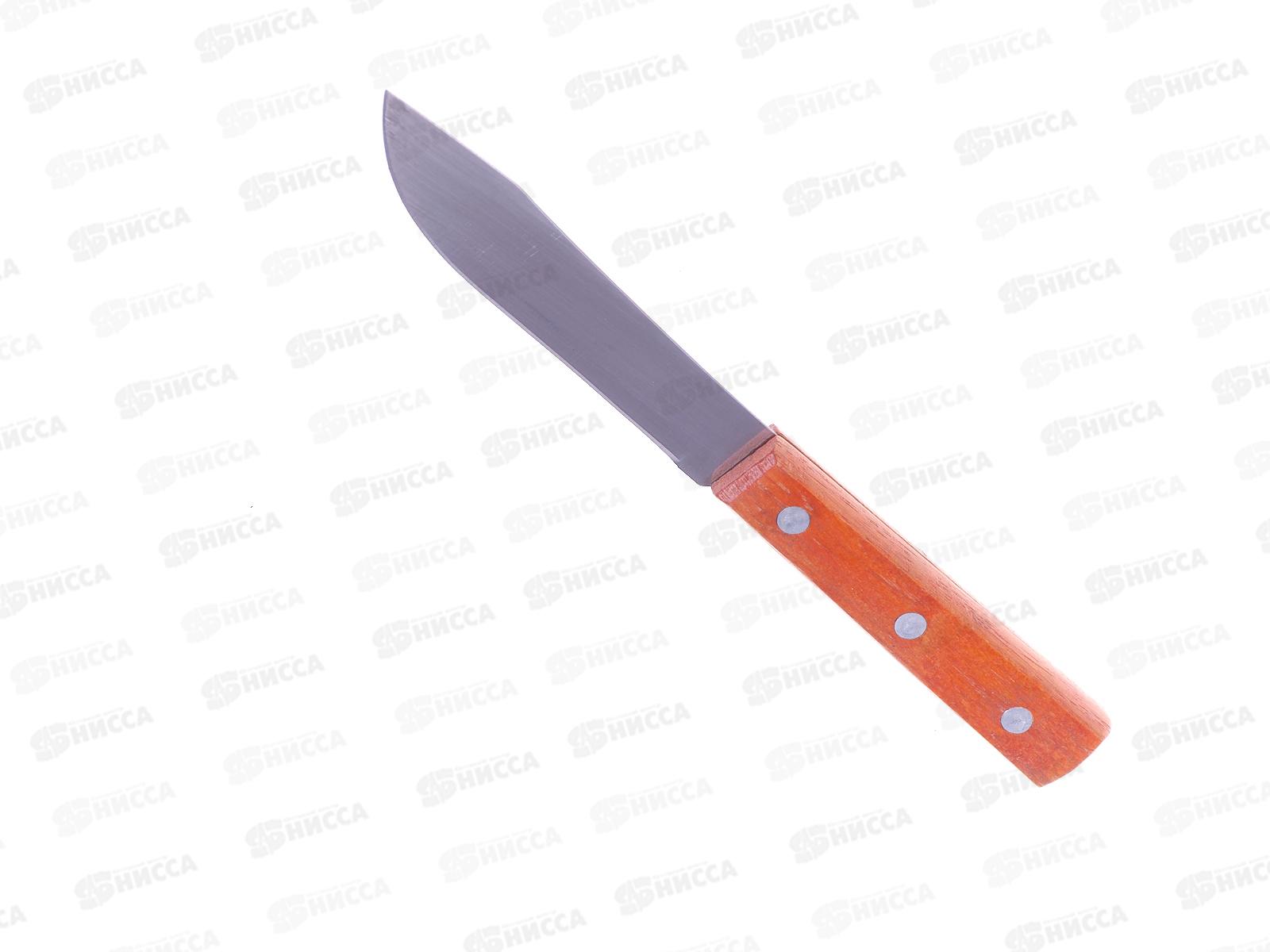 Нож кухонный  деревянная ручка, 10см (045156)  Ж*12