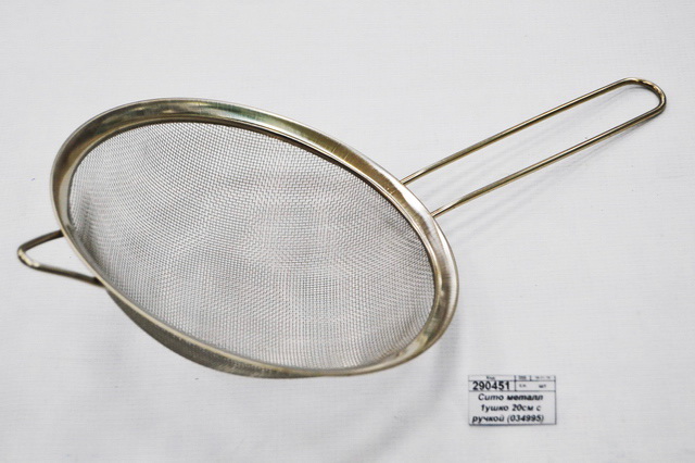 Сито металлическое  1ушко 20см с ручкой (034995)   Ж