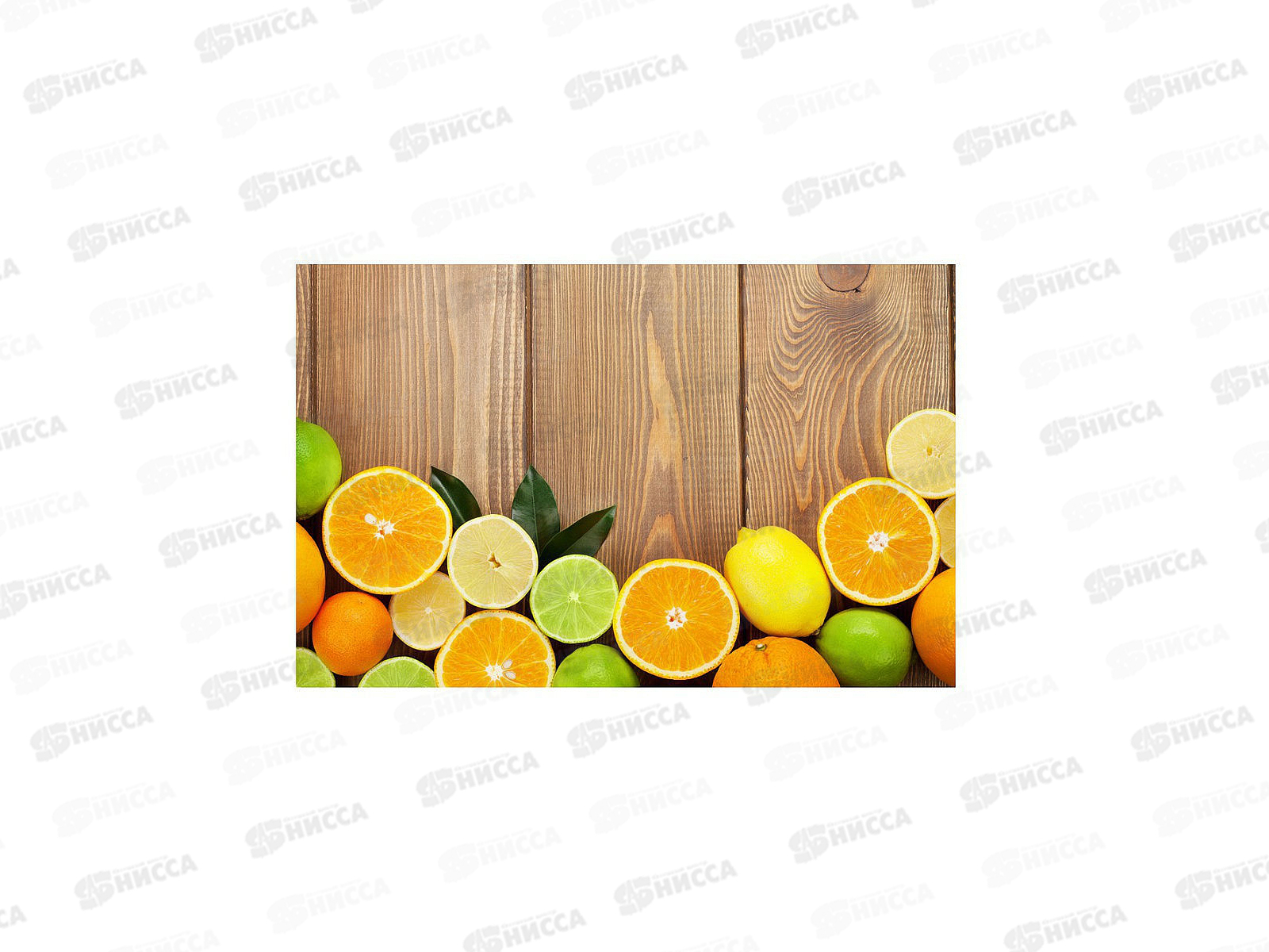 Доска разделочная "Цитрусовый микс" 18*28см стекло VL48-70