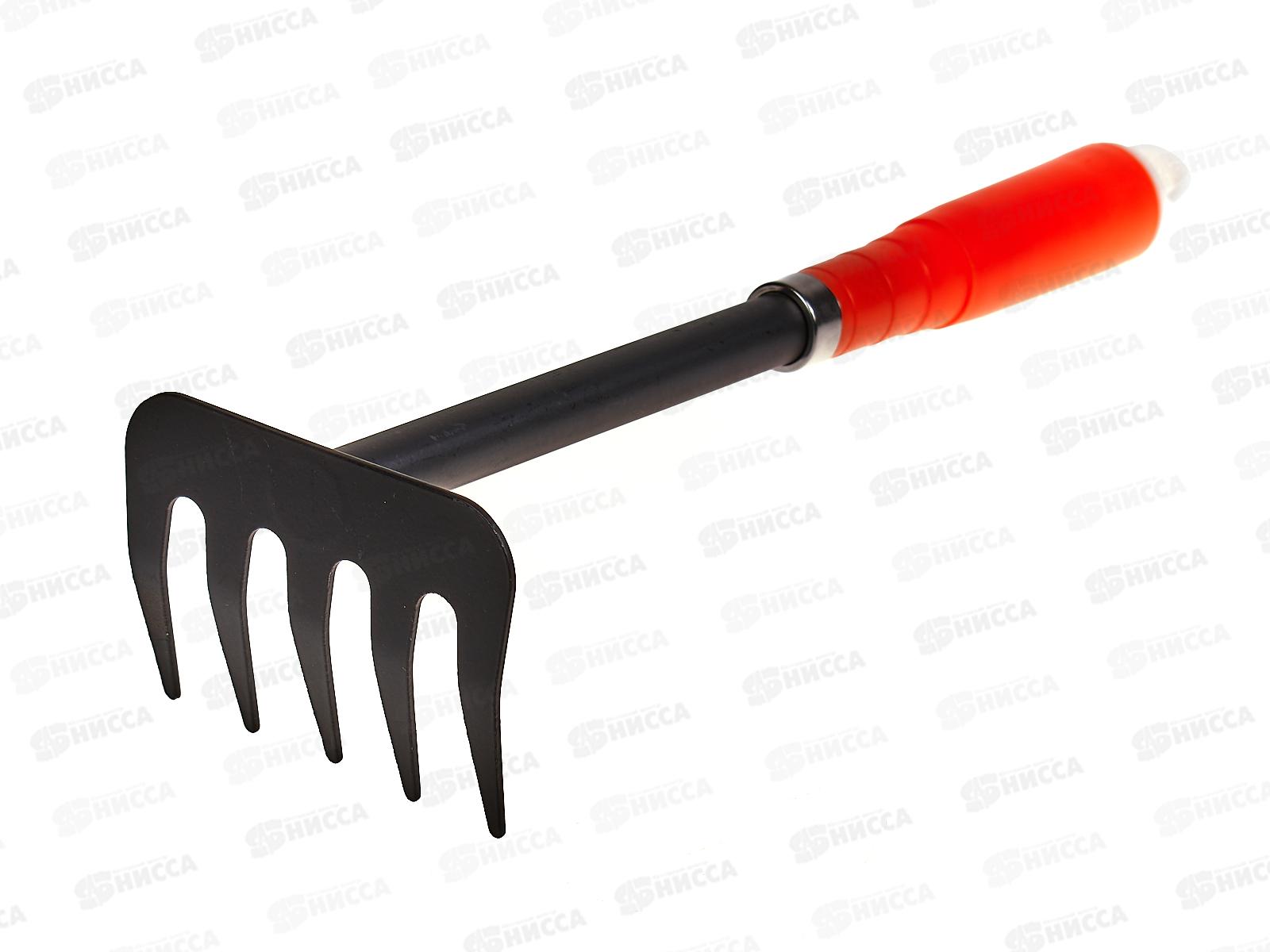 Грабельки 5 зубьев, рыхлитель пластиковая ручка, 30 см, AL-1650 *60