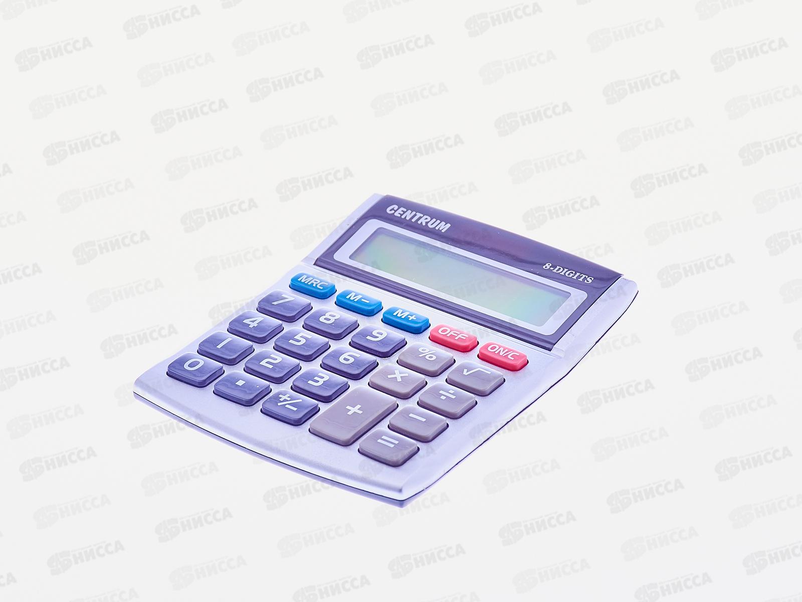 Калькулятор Centrum 8 разрядный 130*110*23мм,82070