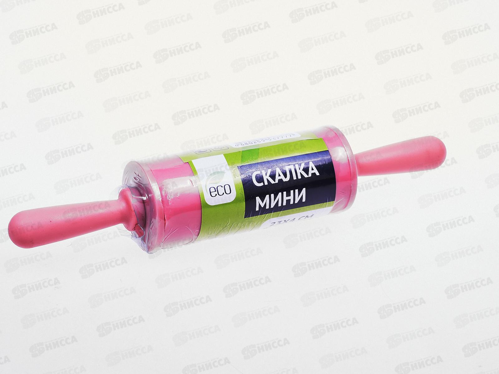 Скалка мини 23*4см силикон, пластик 891-324 г