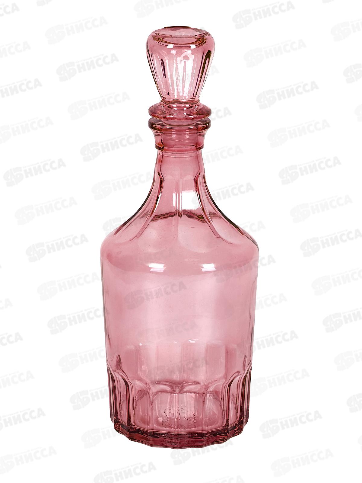 Графин 500мл 1160-Н Цветные лаки Розовый *12
