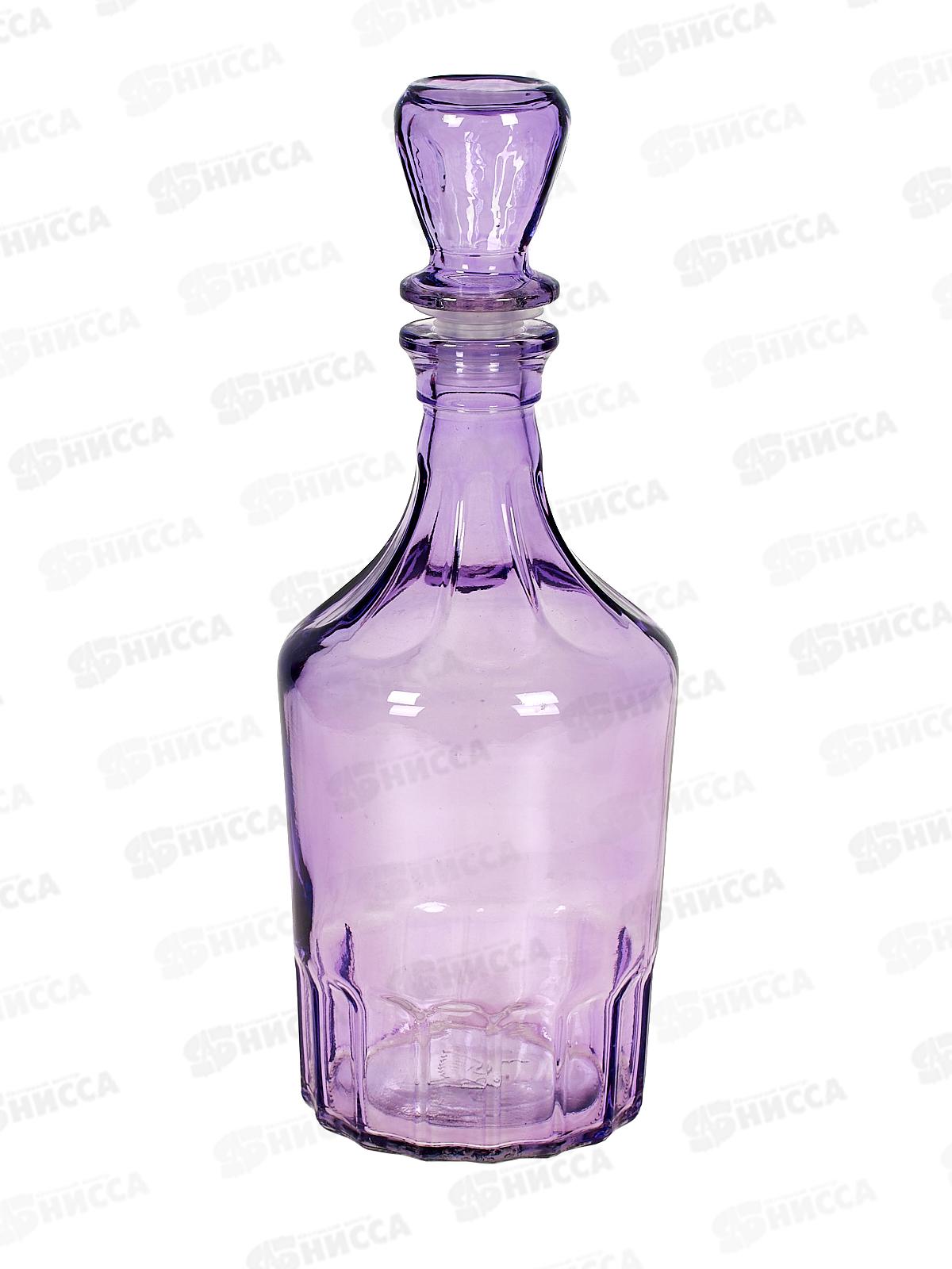 Графин 500мл 1160-Н Цветные лаки Фиолетовый *12