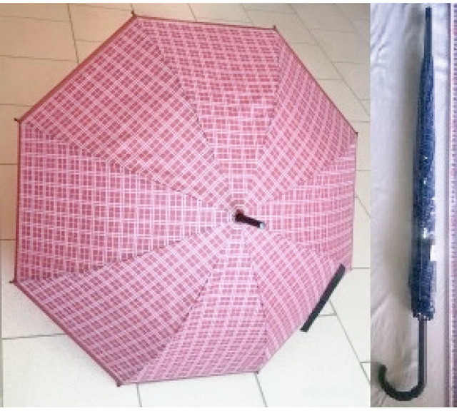 Зонт-трость 88см пластмассовая ручка полимер (44744)  *60 Ж