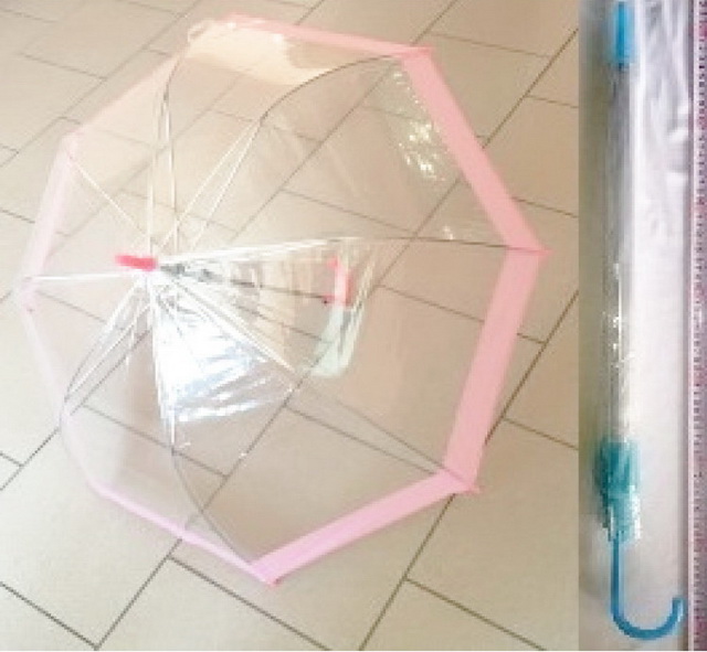 Зонт-трость 78см пласмассовая ручка полимер (044741)  Ж