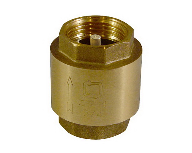Обратный клапан 1/2&quot с латунным штоком СТМ *50