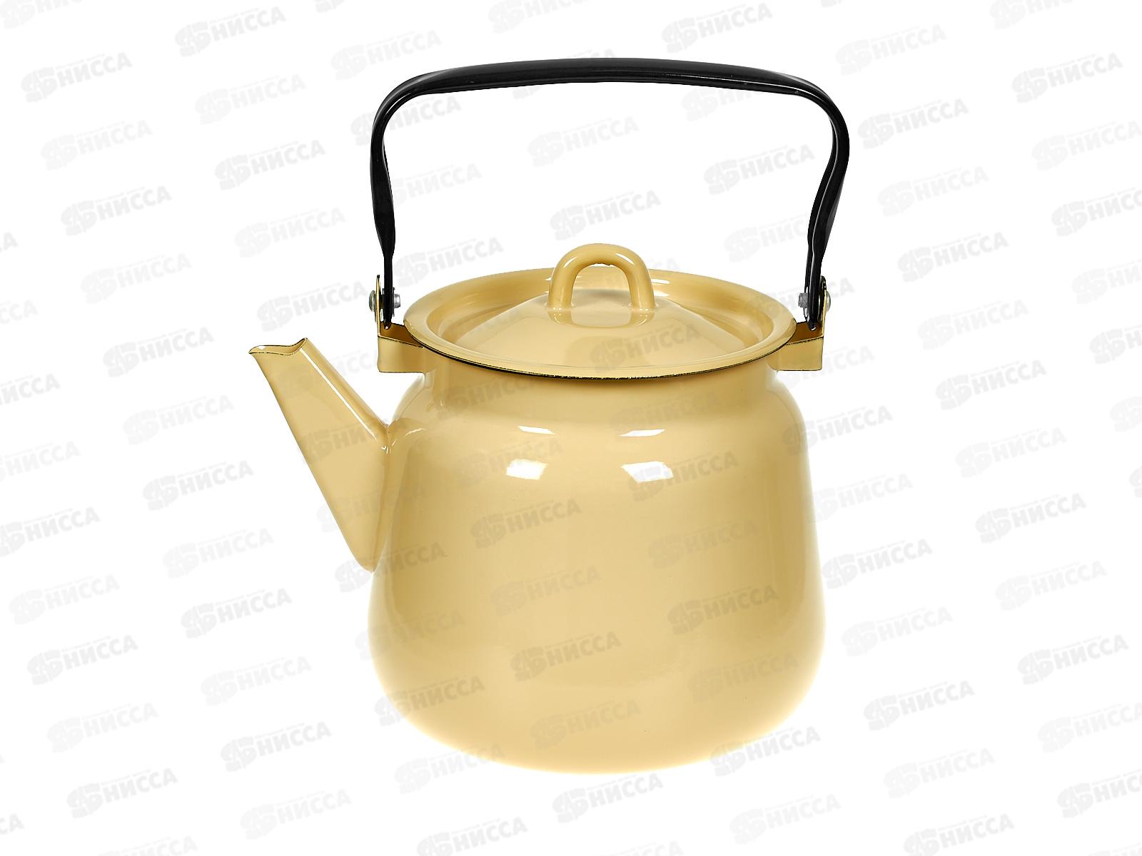 Чайник 3,5л сферический палевый с петлей С42716.П *4