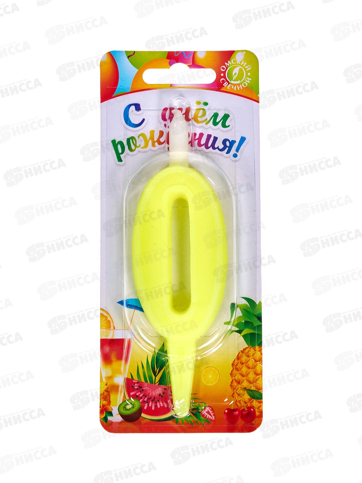 Свеча цифра 0 для торта 3100 ОСЗ