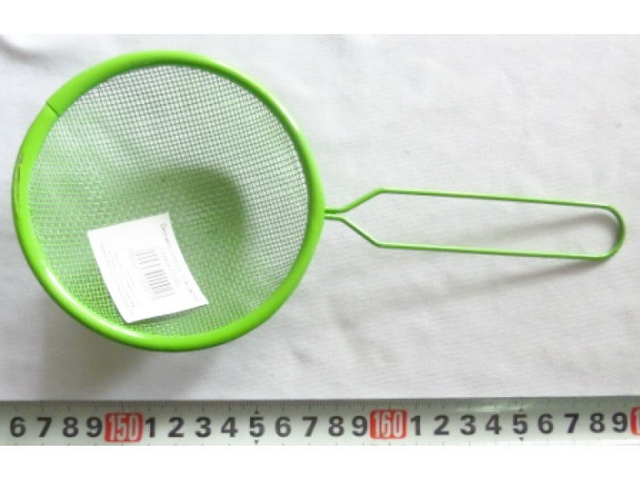 Сито металлическое 10см (035000) цветное с ручкой    Ж