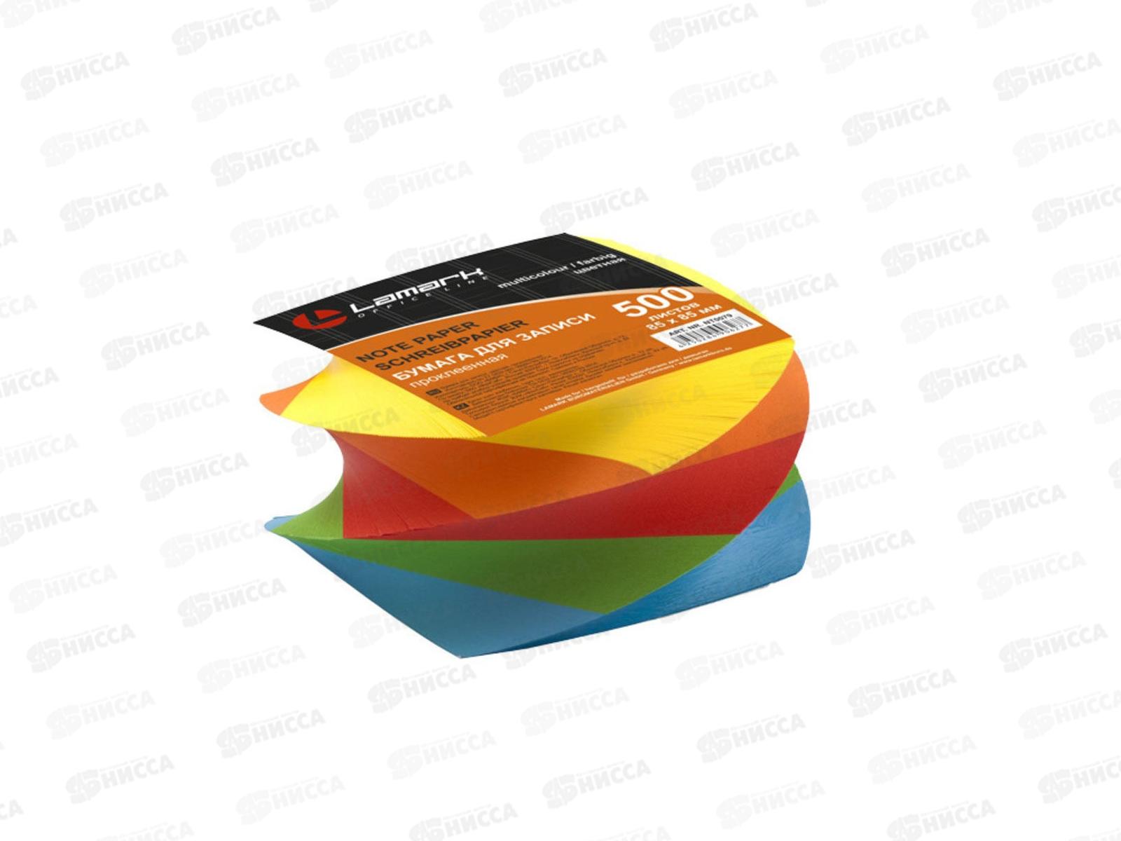 Кубарик LAMARK Спираль 85*85мм, 500л, цвет интенсивный, NT0079*15