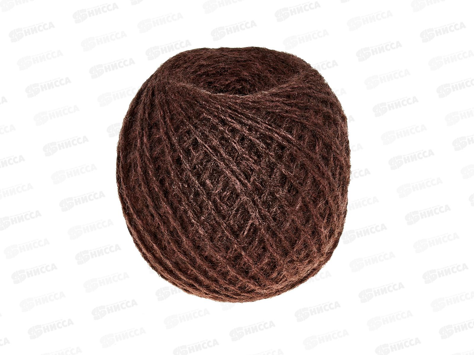 Пряжа 100% акрил 50гр130м (коричневый) 22 *10