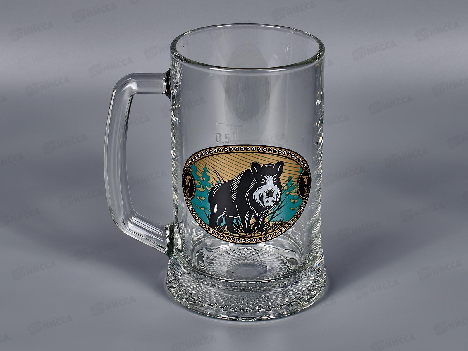 Кружка для пива 500мл Ладья На охоте 1008 *8