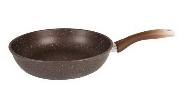 Сковорода 280мм с ручкой антипригарное покрытие Marble Induction смки280а
