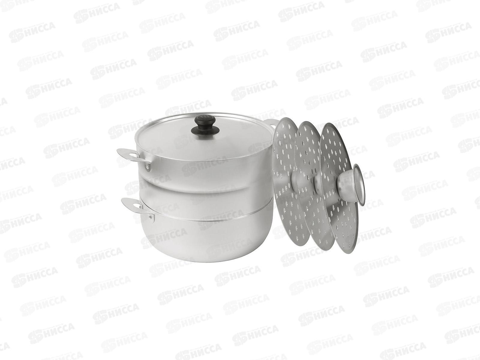 Манты-казан 4,5л 3 диска 18453